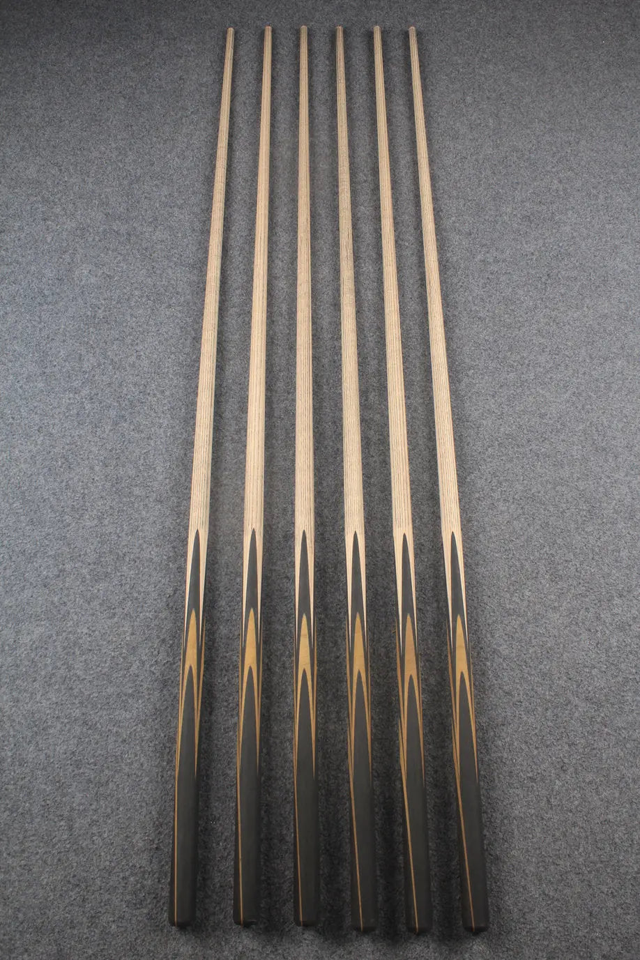 custom-made:  woods 1 piece handmade ASH snooker / pool cue #194-#199 - made to order
