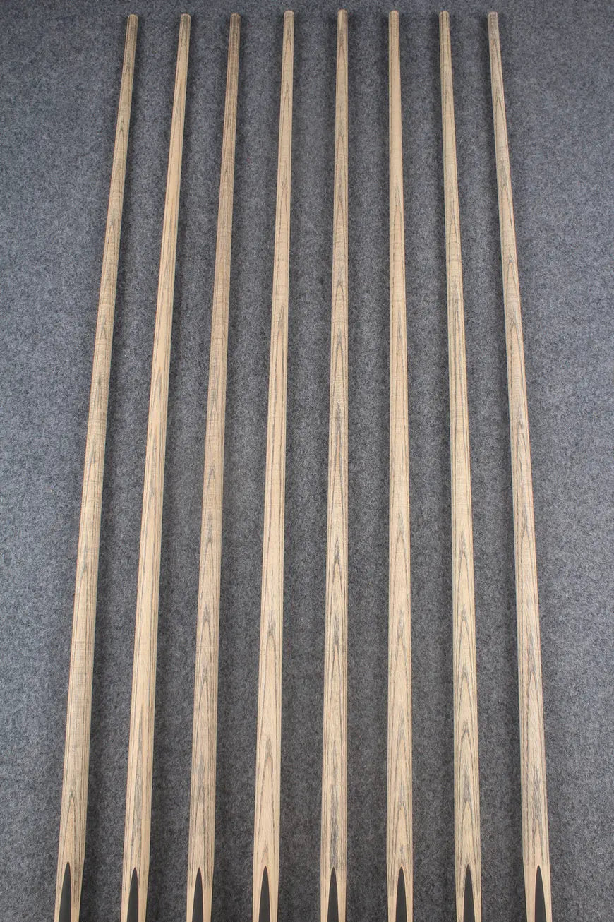 custom-made:  woods 1 piece handmade ASH snooker / pool cue #205-#212 - made to order