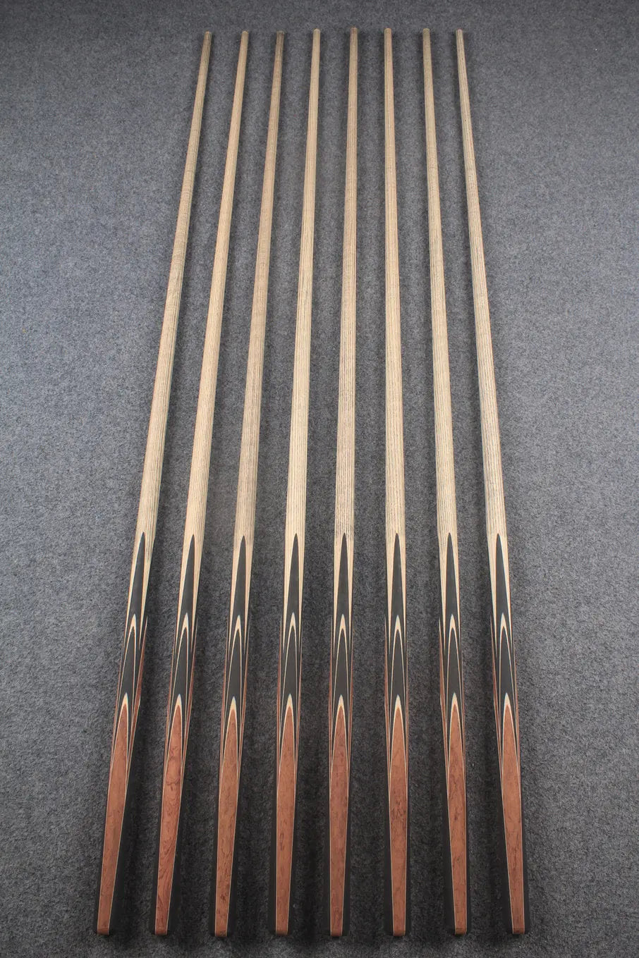 custom-made:  woods 1 piece handmade ASH snooker / pool cue #205-#212 - made to order