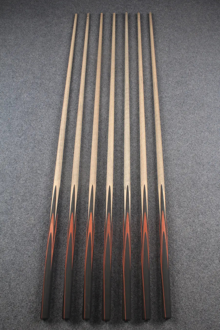 custom-made:  woods 1 piece handmade ASH snooker / pool cue #213-#219 - made to order