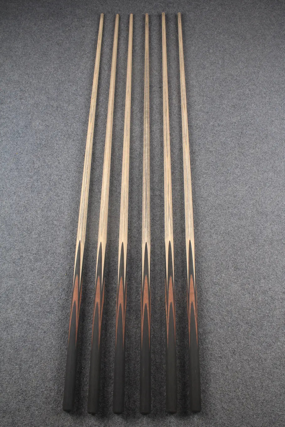 custom-made:  woods 1 piece handmade ASH snooker / pool cue #220-#225 - made to order