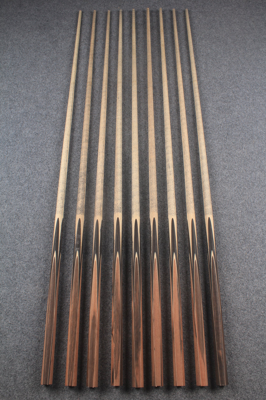custom-made:  woods 1 piece handmade ASH snooker / pool cue #231-#239 - made to order