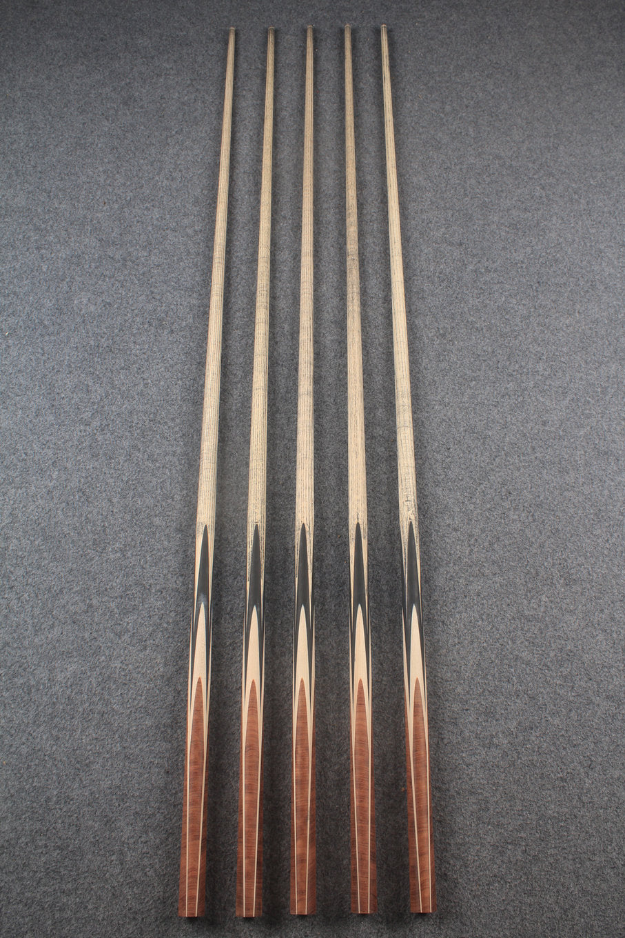 custom-made:  woods 1 piece handmade ASH snooker / pool cue #240-#244 - made to order