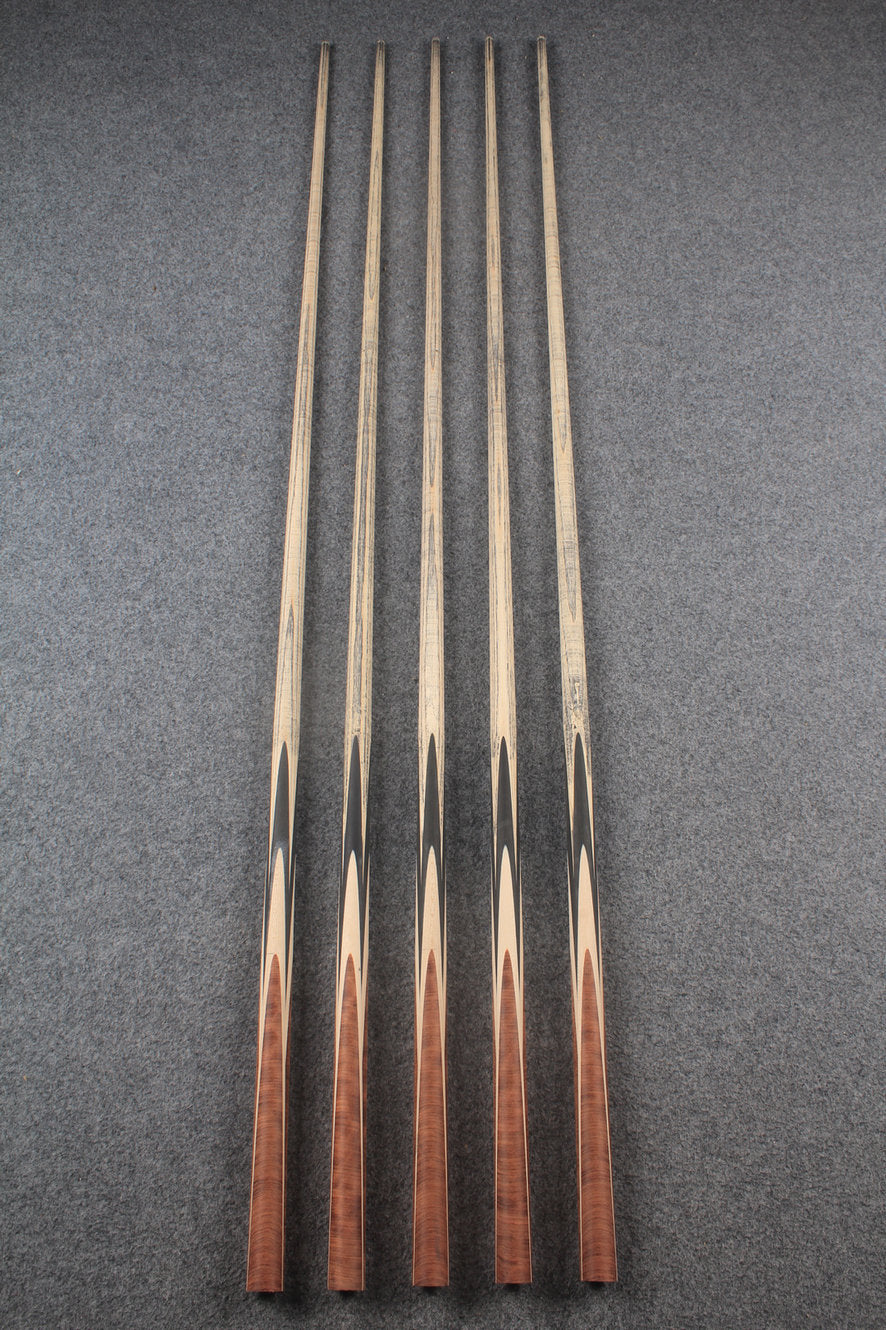 custom-made:  woods 1 piece handmade ASH snooker / pool cue #240-#244 - made to order