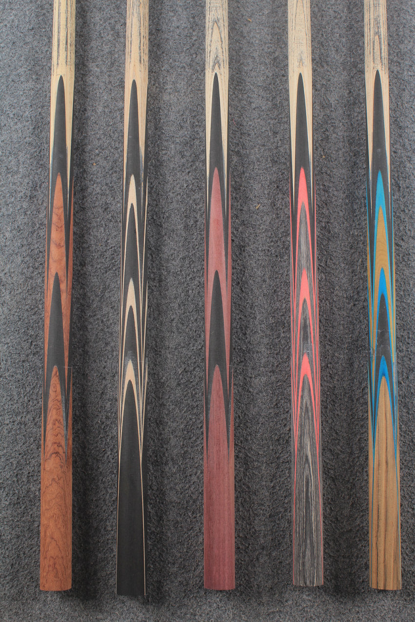 custom-made:  woods 1 piece handmade ASH snooker cue #245-#249 - made to order WOODS CUES