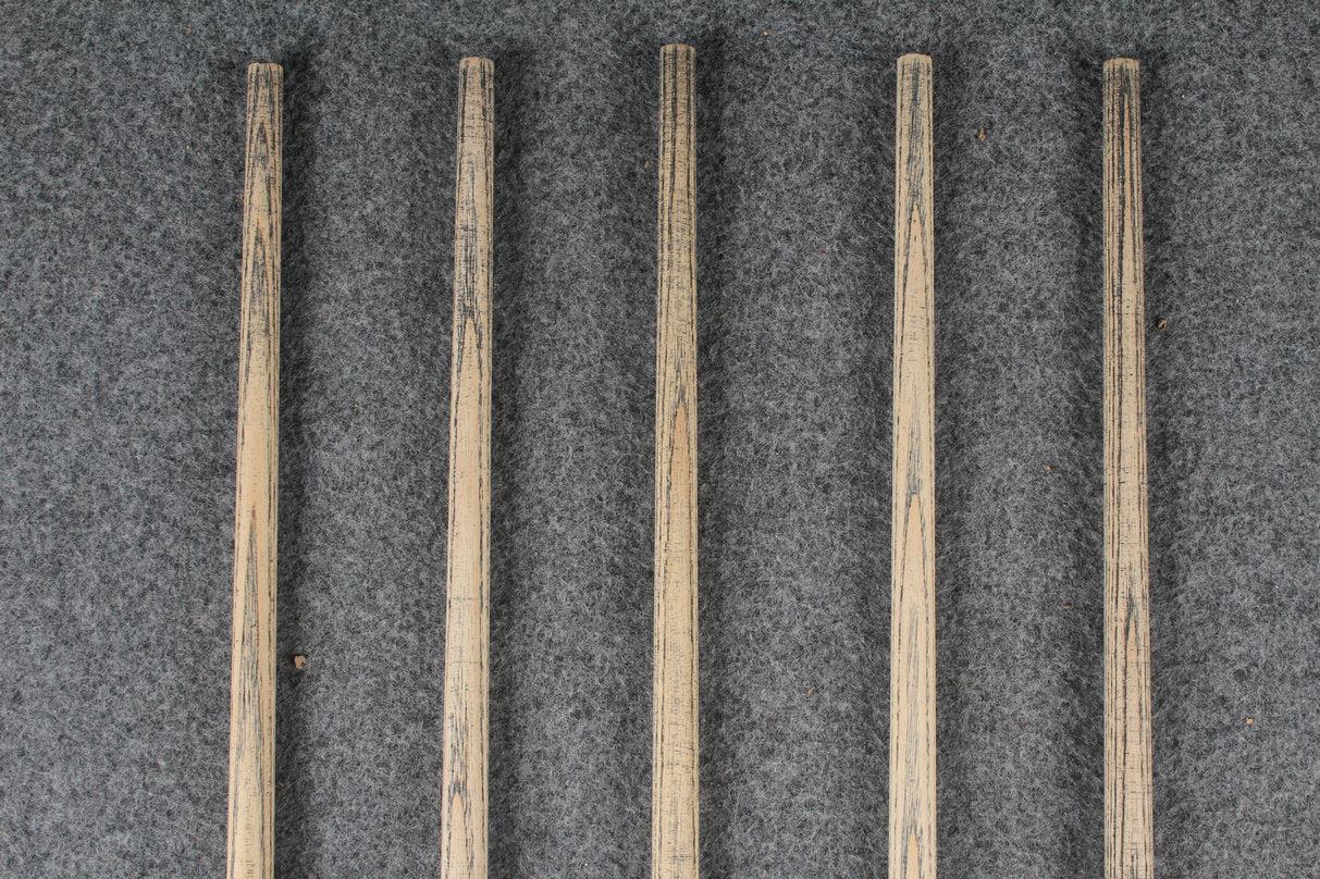 custom-made:  woods 1 piece handmade ASH snooker / pool cue #250-#254 - made to order WOODS CUES