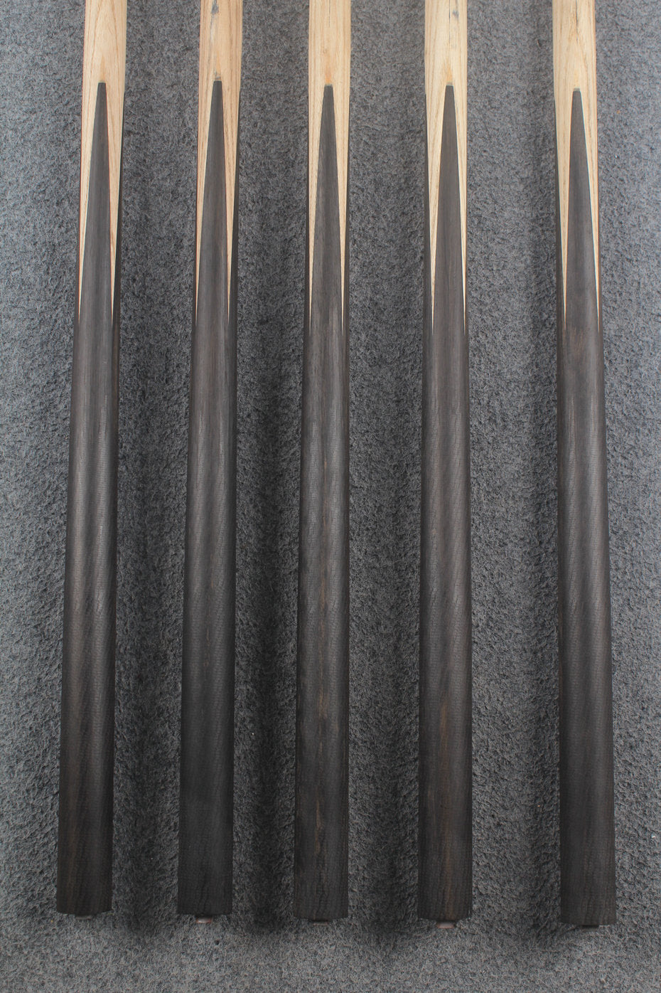 custom-made:  1 piece handmade ASH snooker / pool cue #263-#267 - made to order WOODS CUES