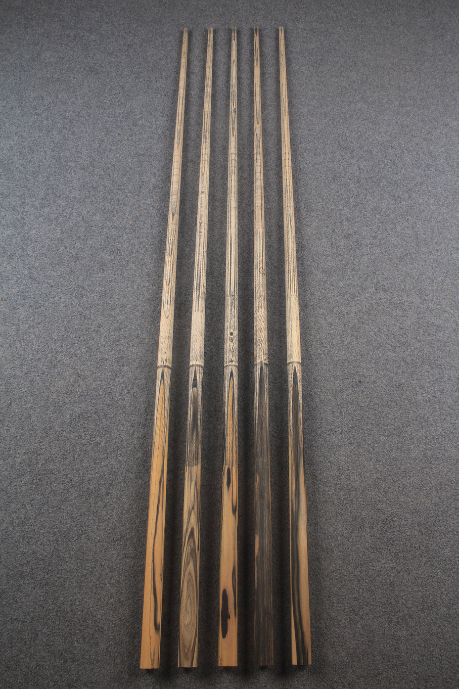 custom-made:  woods 1 piece handmade ASH snooker / pool cue #274-#278 - made to order
