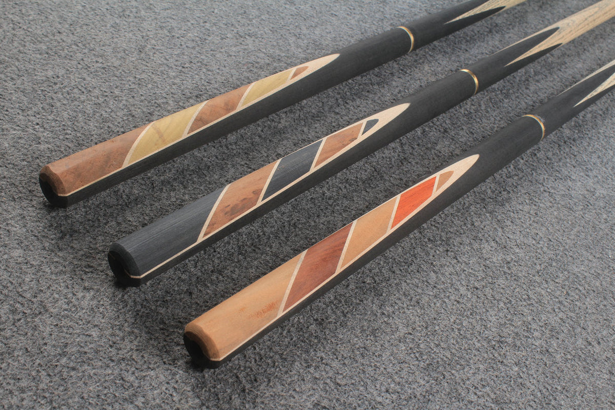 custom-made:  woods 3/4 handmade ASH snooker / pool cue #284-#286 - made to order WOODS CUES