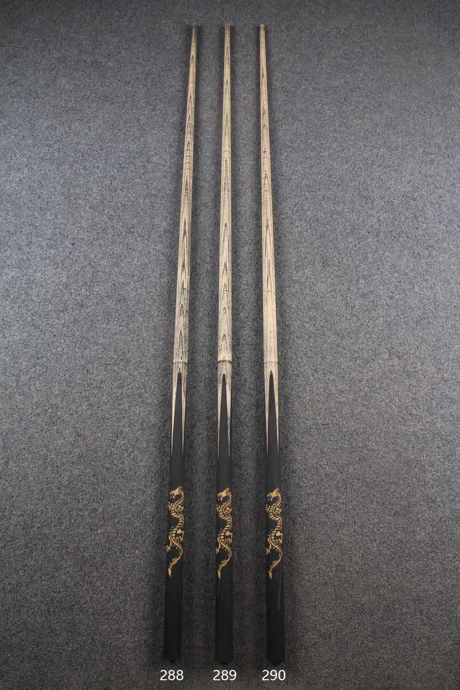 custom-made:  woods 1 piece handmade ASH snooker / pool cue #288-#290 - made to order