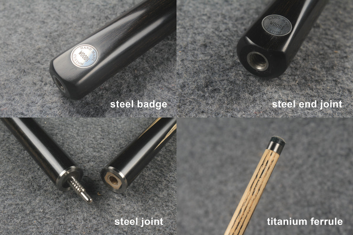 3/4 ash english pool cue #9954  woods custom cue