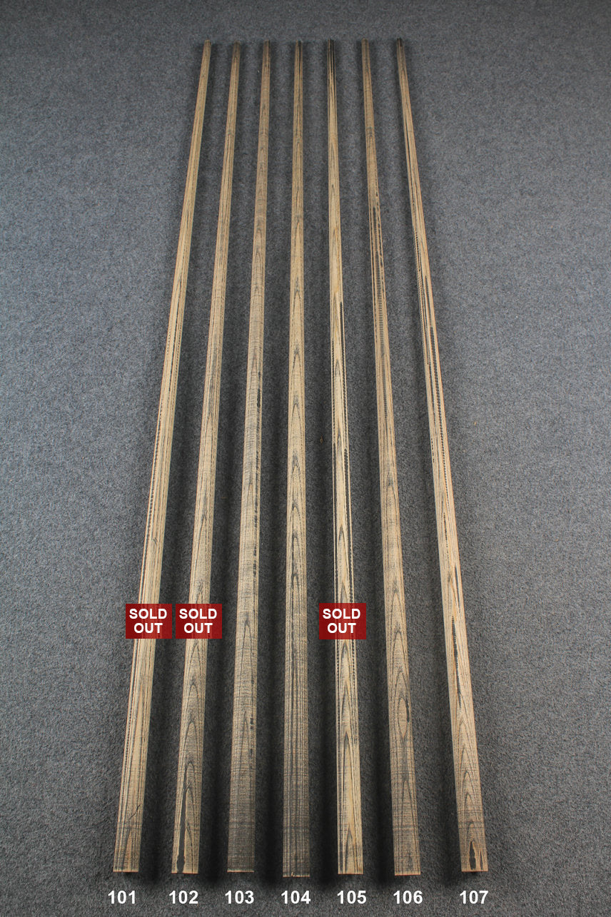 custom-made: AAA 150 CM ASH shafts selection for custom made cue  #101-#107 - made to order