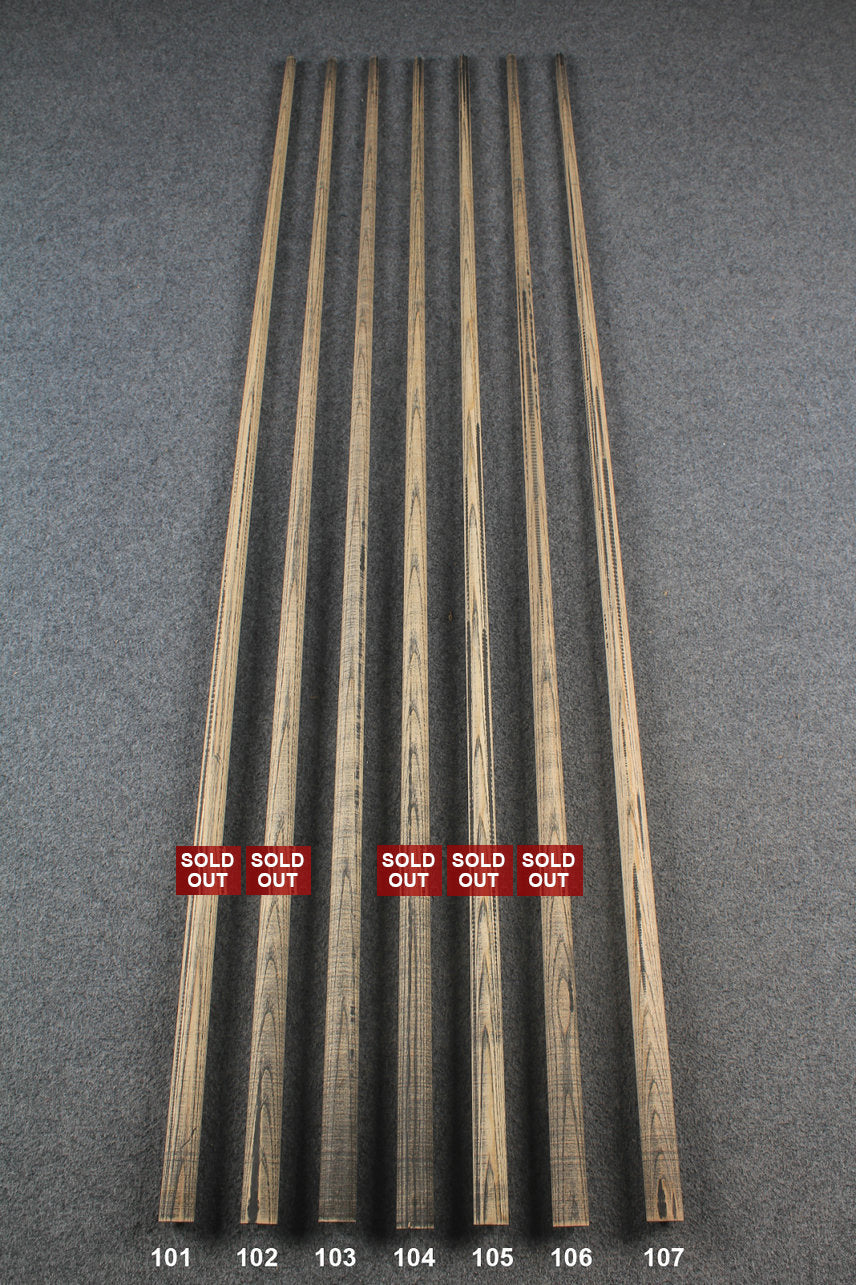 custom-made: AAA 150 CM ASH shafts selection for custom made cue  #101-#107 - made to order
