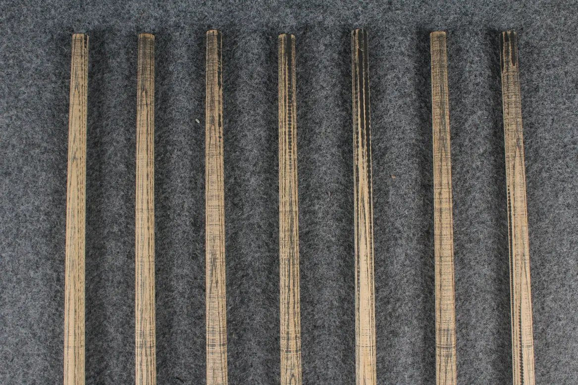 custom-made: AAA 150 CM ASH shafts selection for custom made cue  #101-#107 - made to order WOODS CUES