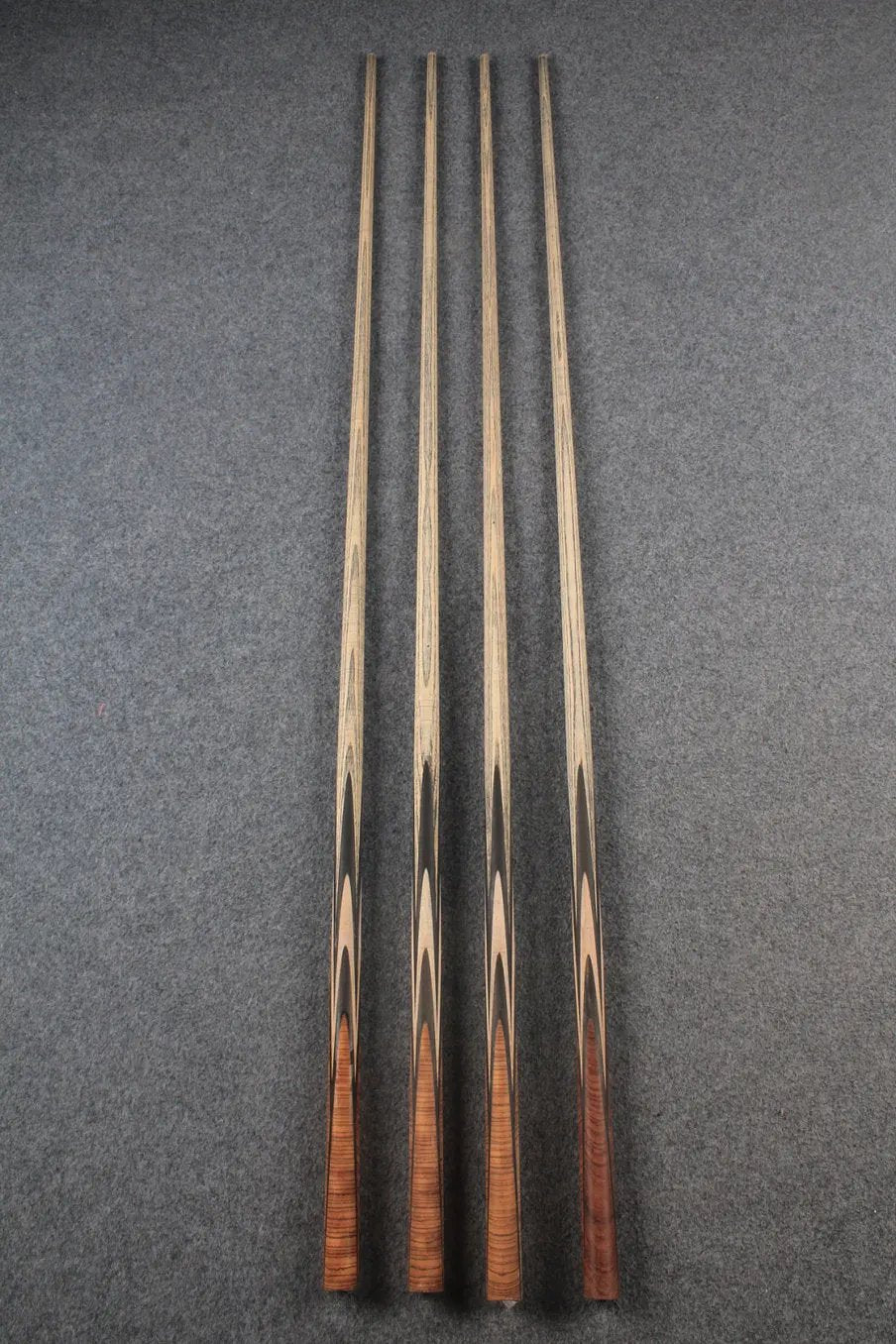 custom-made: ★★★ woods 1 piece handmade ASH snooker / pool cue #39 -#42 - made to order WOODS CUES