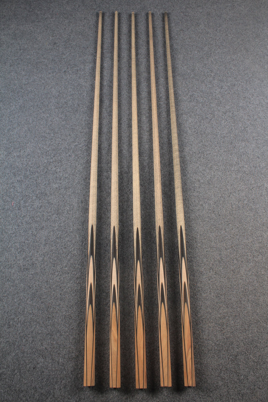 custom-made: ★★★ woods 1 piece handmade ASH snooker / pool cue #43 -#47 - made to order WOODS CUES