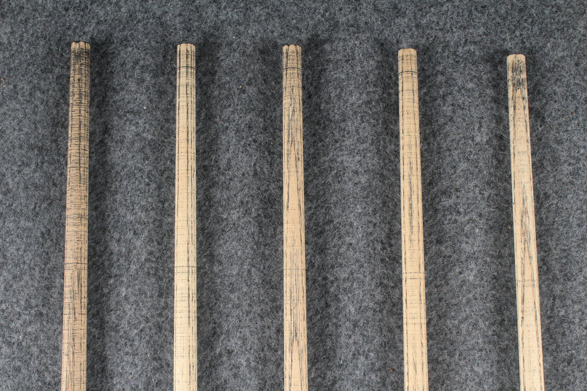 custom-made:  woods 1 piece handmade ASH snooker / pool cue #78-#82 - made to order WOODS CUES