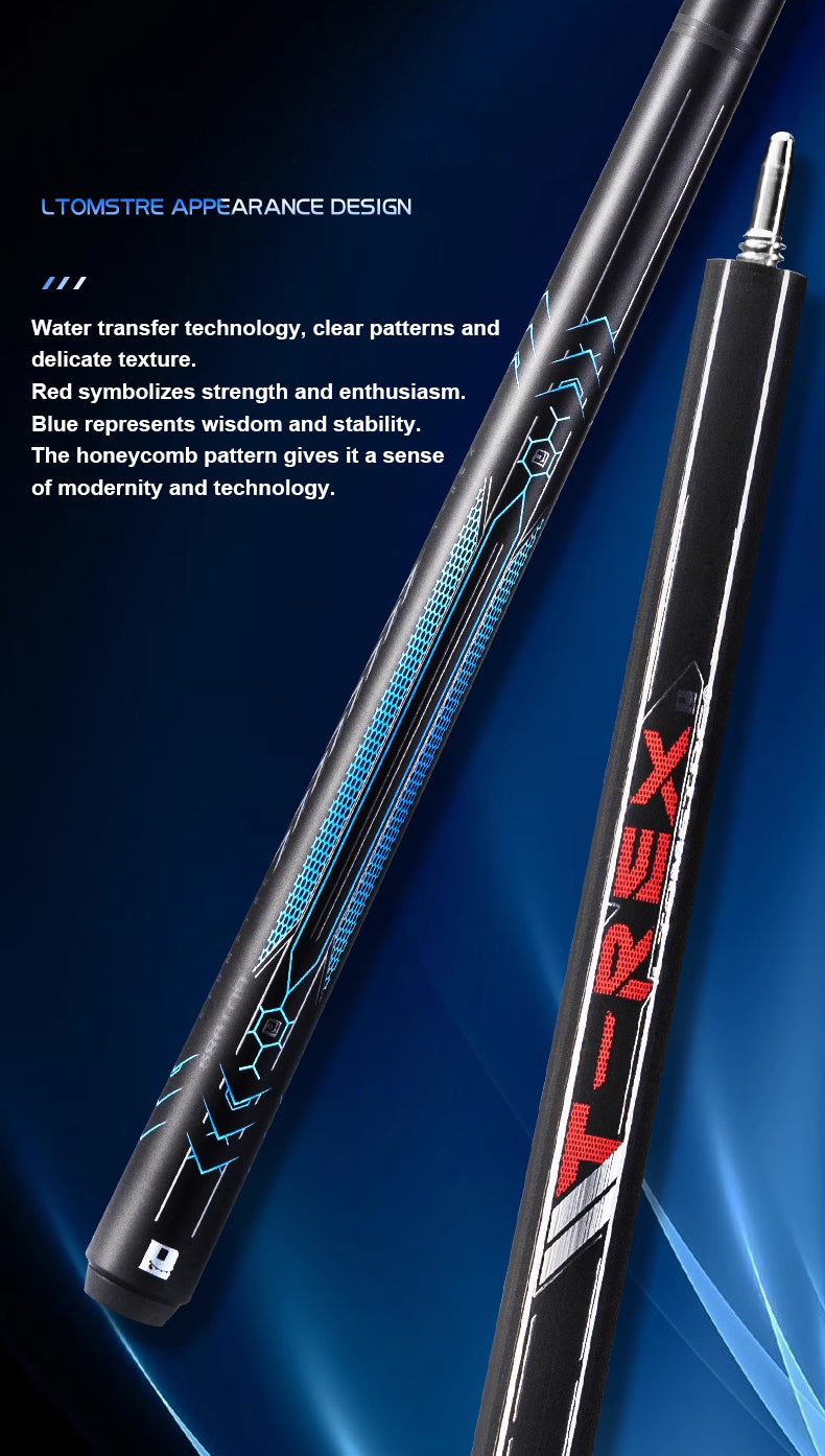 Carbon Fiber Shaft  Billiards Cue Punch&Jump Cue Stick darling 12.9mm