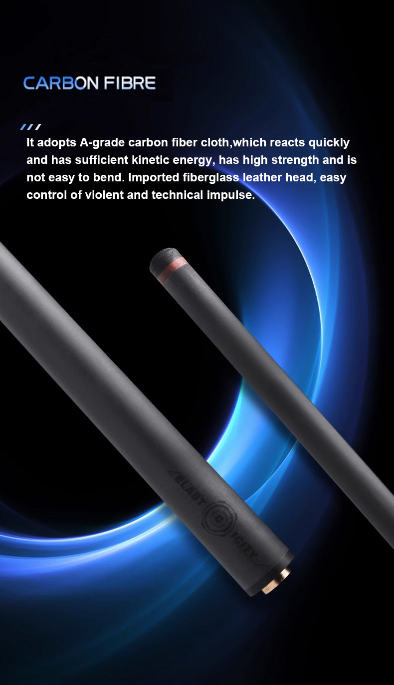 Carbon Fiber Shaft  Billiards Cue Punch&Jump Cue Stick darling 12.9mm