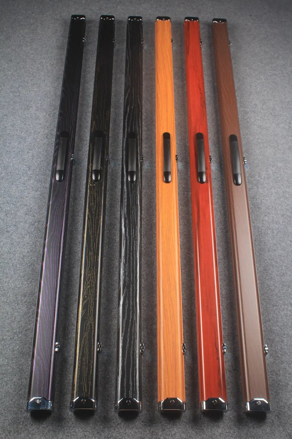 1 Piece deluex slimline Aluminium Case With 2 Slots WOODS CUES