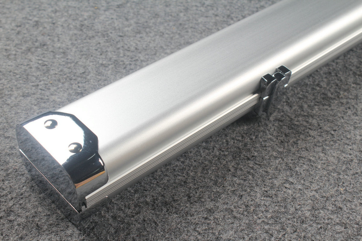 1 piece deluex slimline aluminium case with 2 slots WOODS CUES