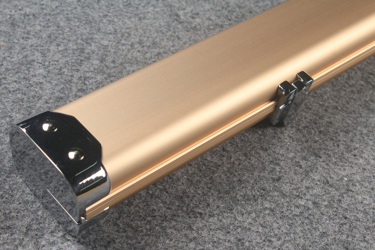 1 piece deluex slimline aluminium case with 2 slots WOODS CUES