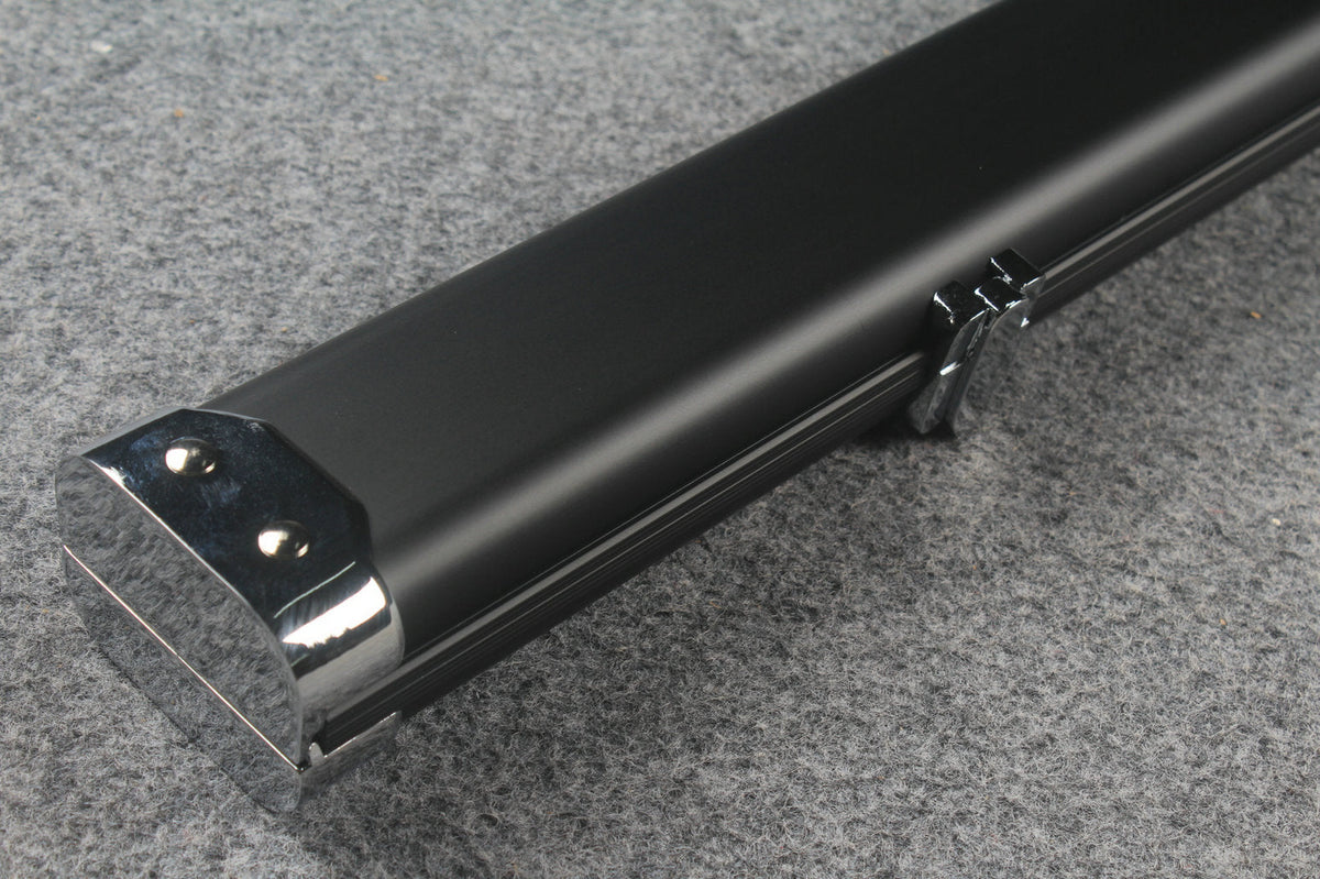 1 piece deluex slimline aluminium case with 2 slots WOODS CUES