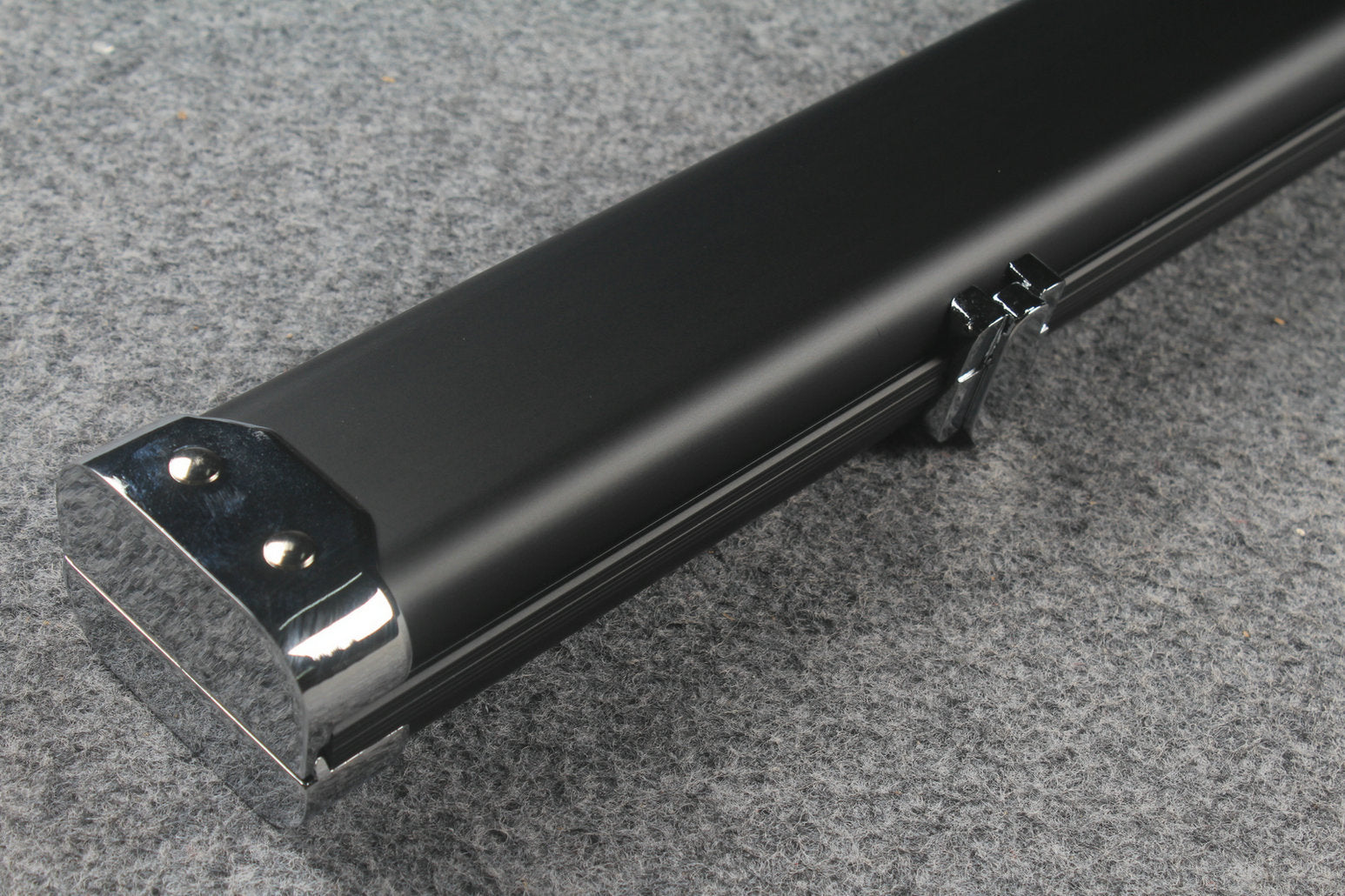 1 piece deluex slimline aluminium case with 2 slots