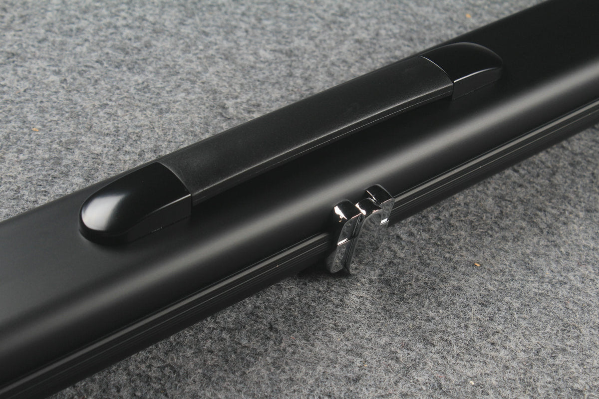 1 piece deluex slimline aluminium case with 2 slots WOODS CUES