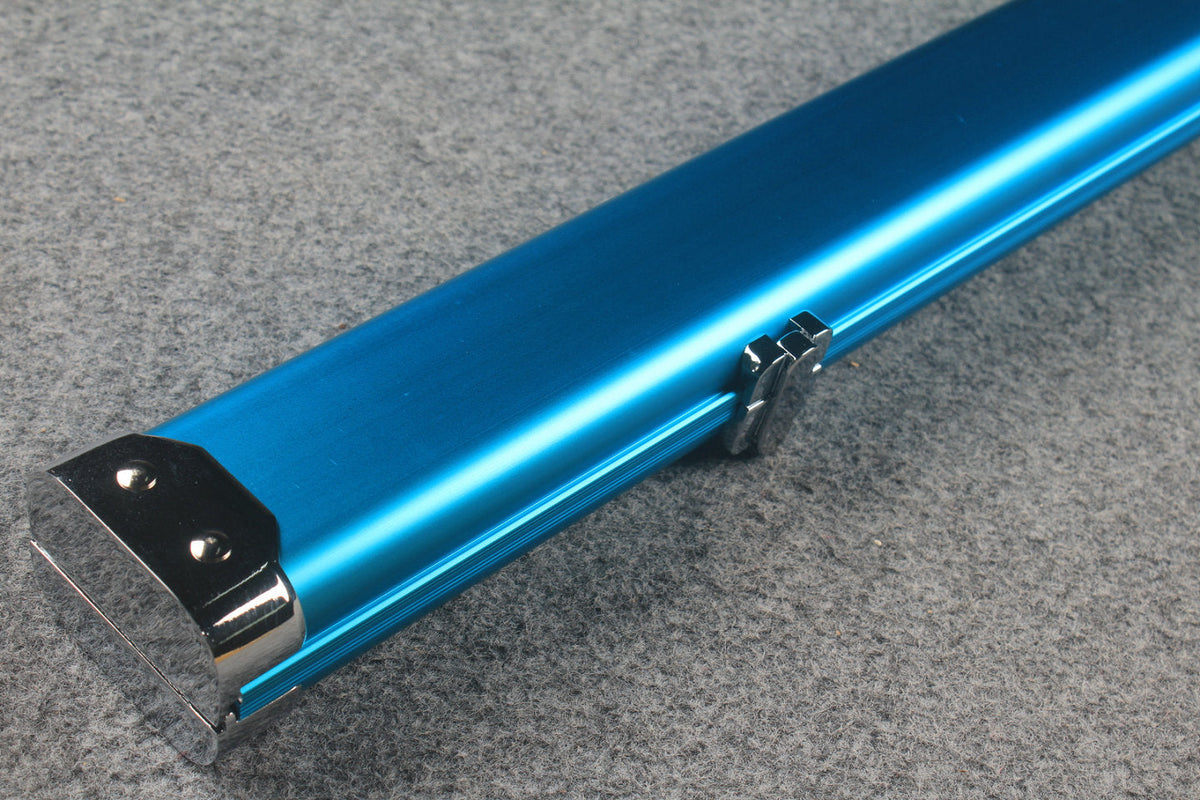 1 piece deluex slimline aluminium case with 2 slots WOODS CUES