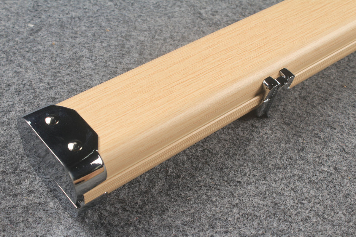 1 piece deluex slimline aluminium case with 2 slots WOODS CUES