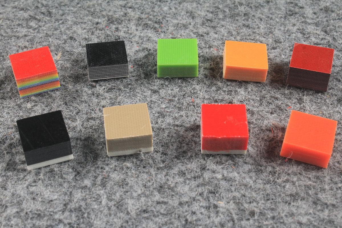 Micarta Pool Billiard square cue tips for jump and break cues WOODS CUES