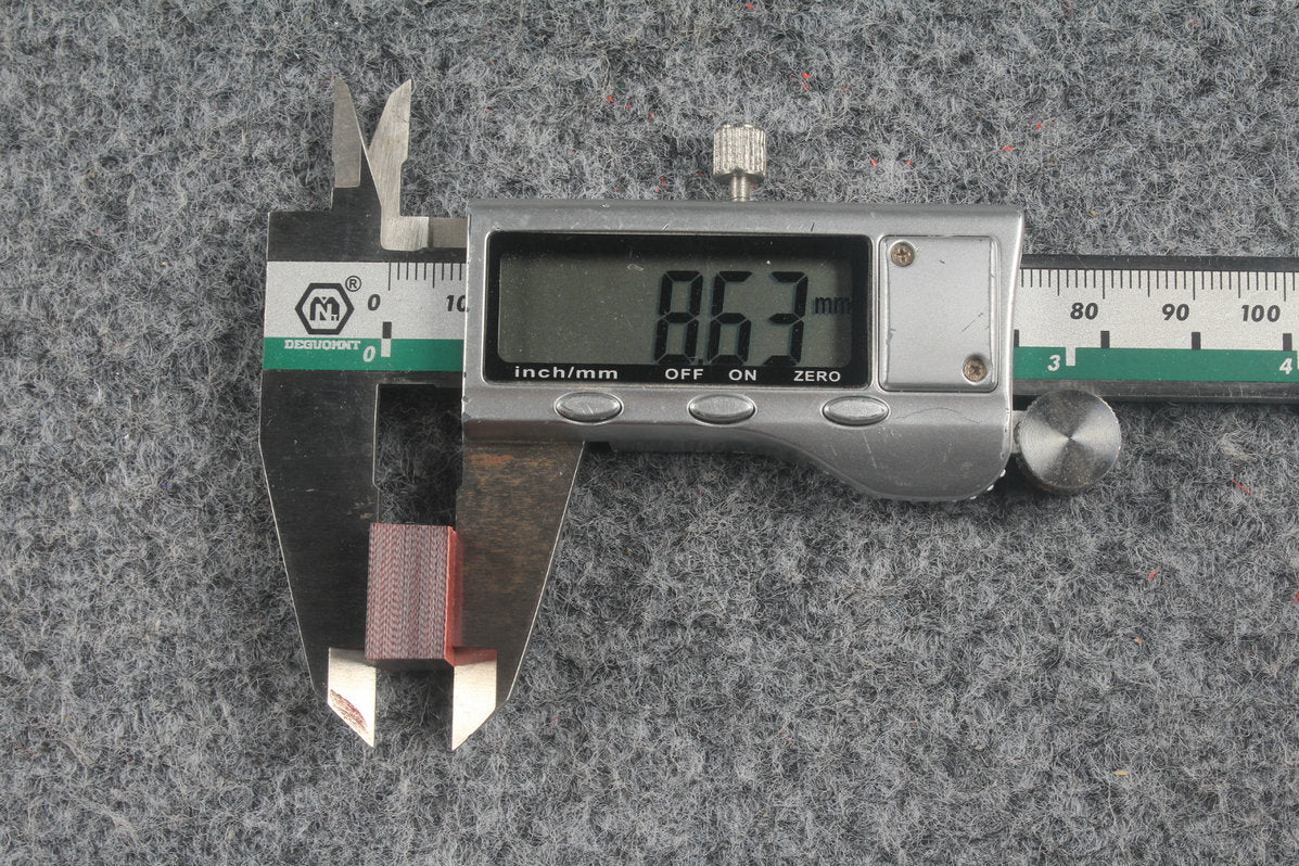 Micarta Pool Billiard square cue tips for jump and break cues WOODS CUES