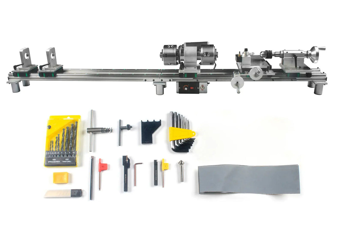 double chuck cue repair lathe