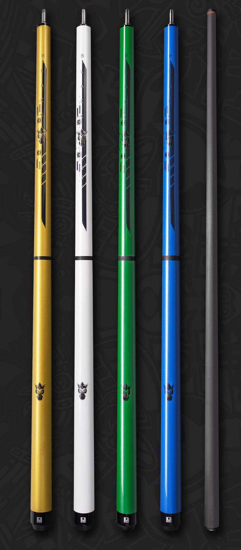 Carbon Fiber Shaft  Billiards Cue Punch&Jump Cue Stick easter egg series 11.8 mm little monster
