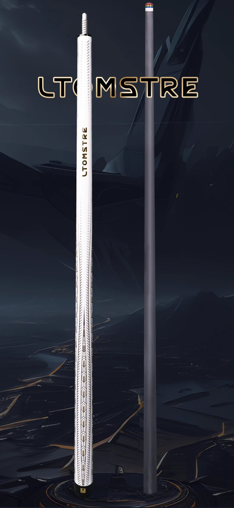 carbon shaft billiards cue break cue stick emperor 11.8 mm