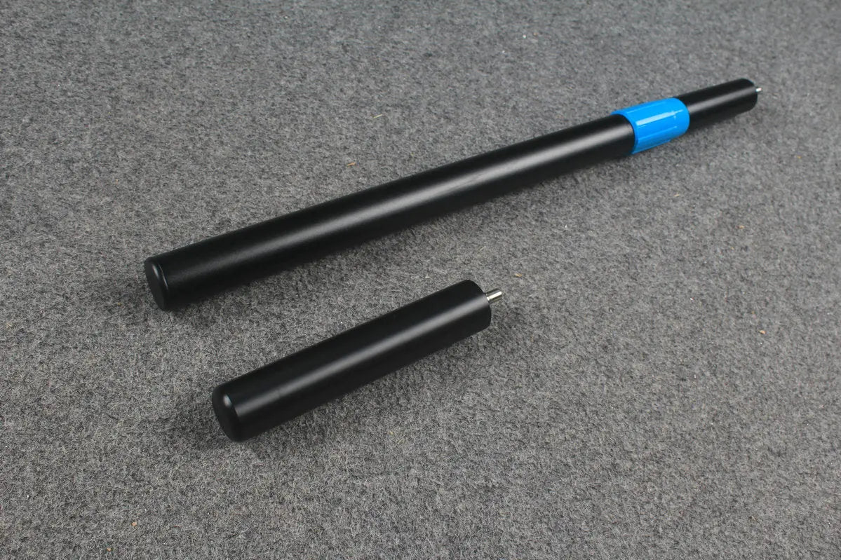 snooker cues telescopic extension, mini butt- steel joint WOODS CUES