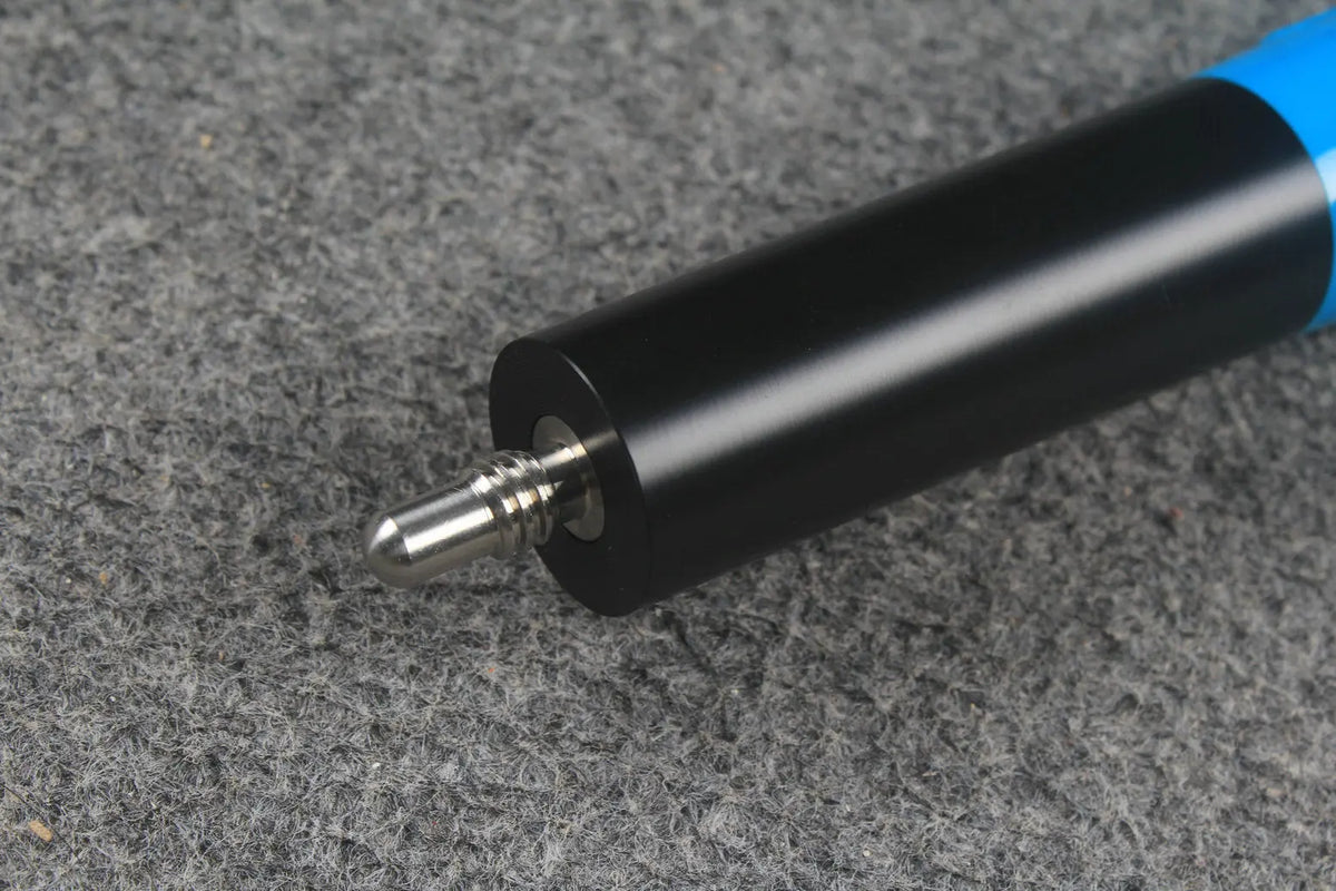snooker cues telescopic extension, mini butt- steel joint WOODS CUES