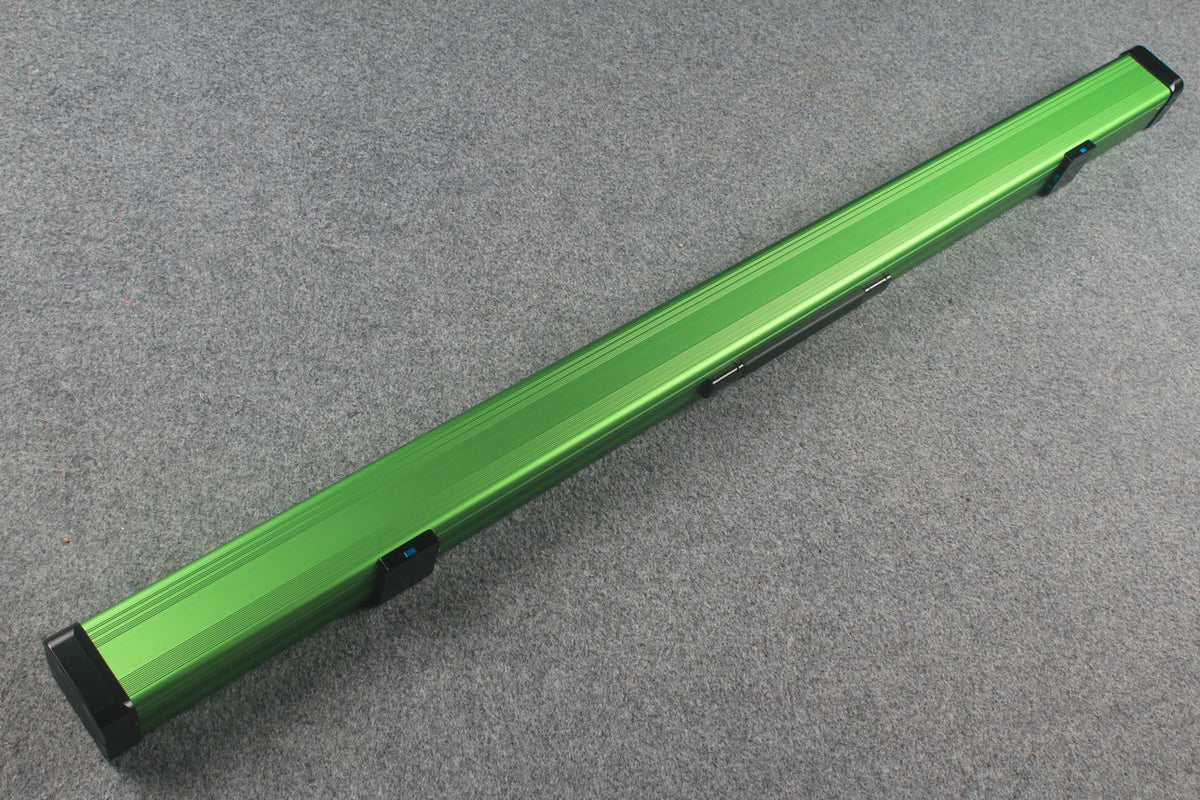 3/4 Premium Aluminium Snooker Cue Case – 2 Slots, Adjustable 120.5/124.8cm Interior