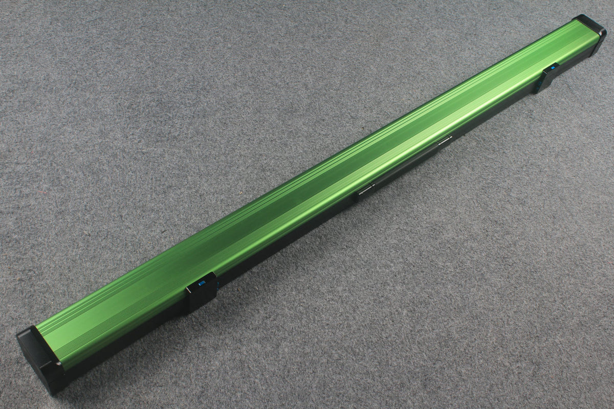 3/4 Premium Aluminium Snooker Cue Case – 2 Slots, Adjustable 120.5/124.8cm Interior