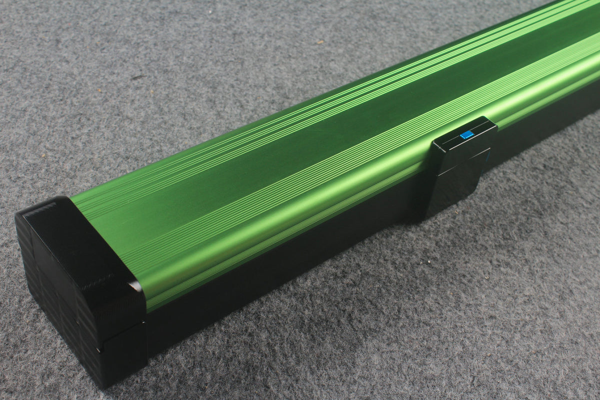 3/4 Premium Aluminium Snooker Cue Case – 2 Slots, Adjustable 120.5/124.8cm Interior