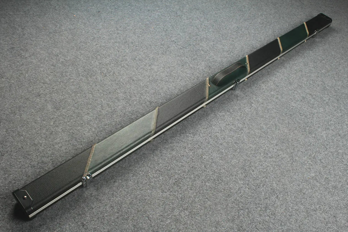 10 of one piece leather 2 slot cases aluminium construction WOODS CUES