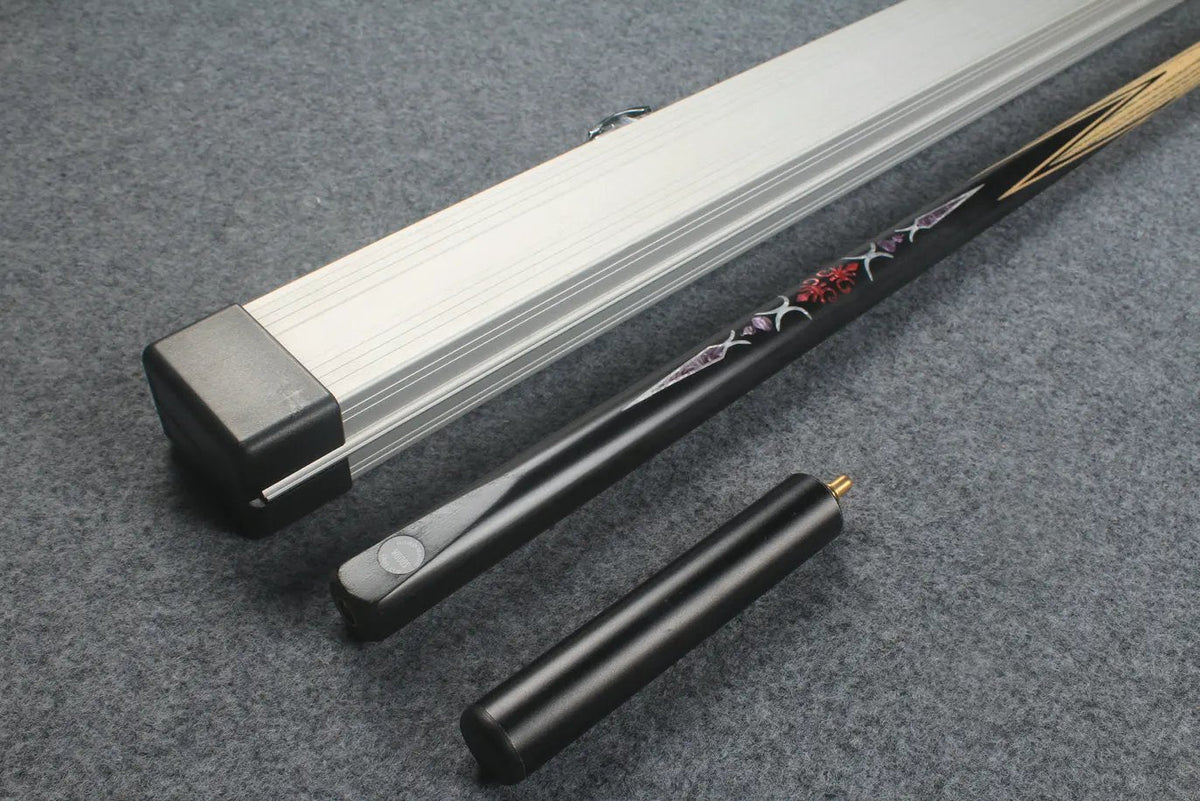 CHEVRONS+1 piece ash inlay english pool cue  #3050 - # 3055 WOODS CUES