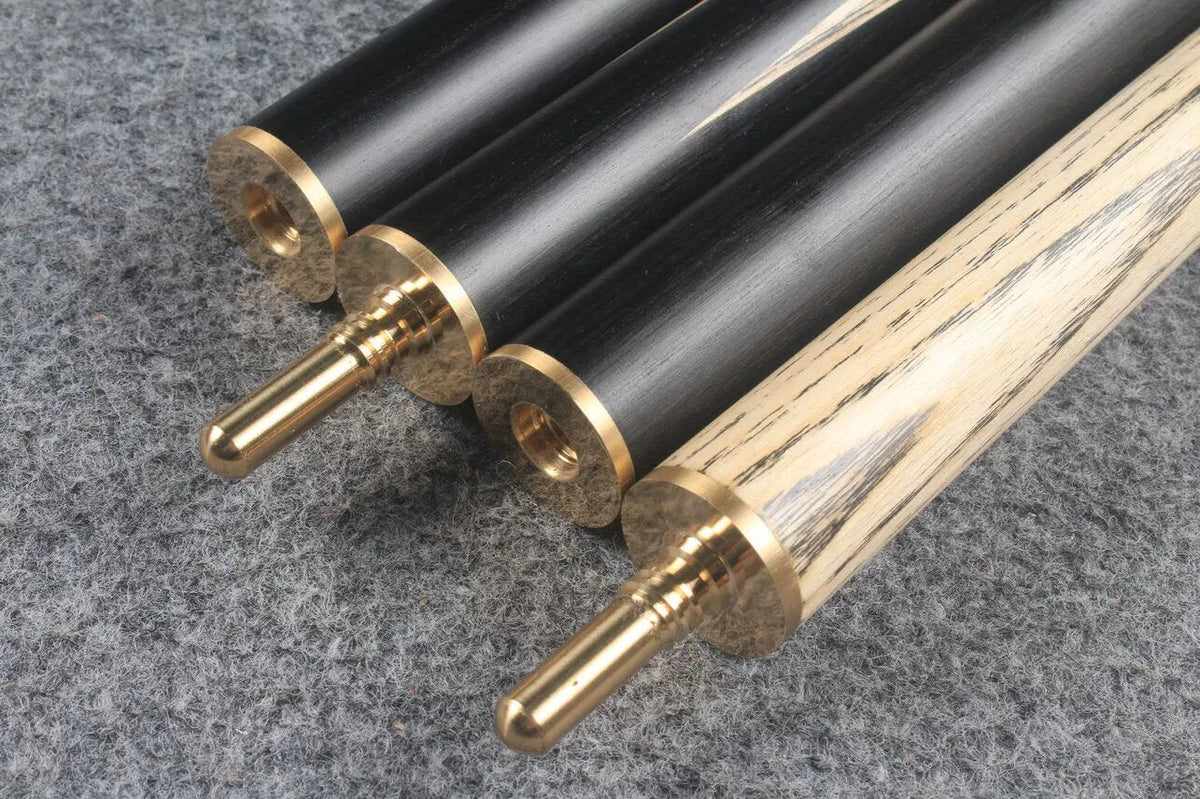 3/4 ASH english pool cue + break cue + case # 8067 WOODS CUES