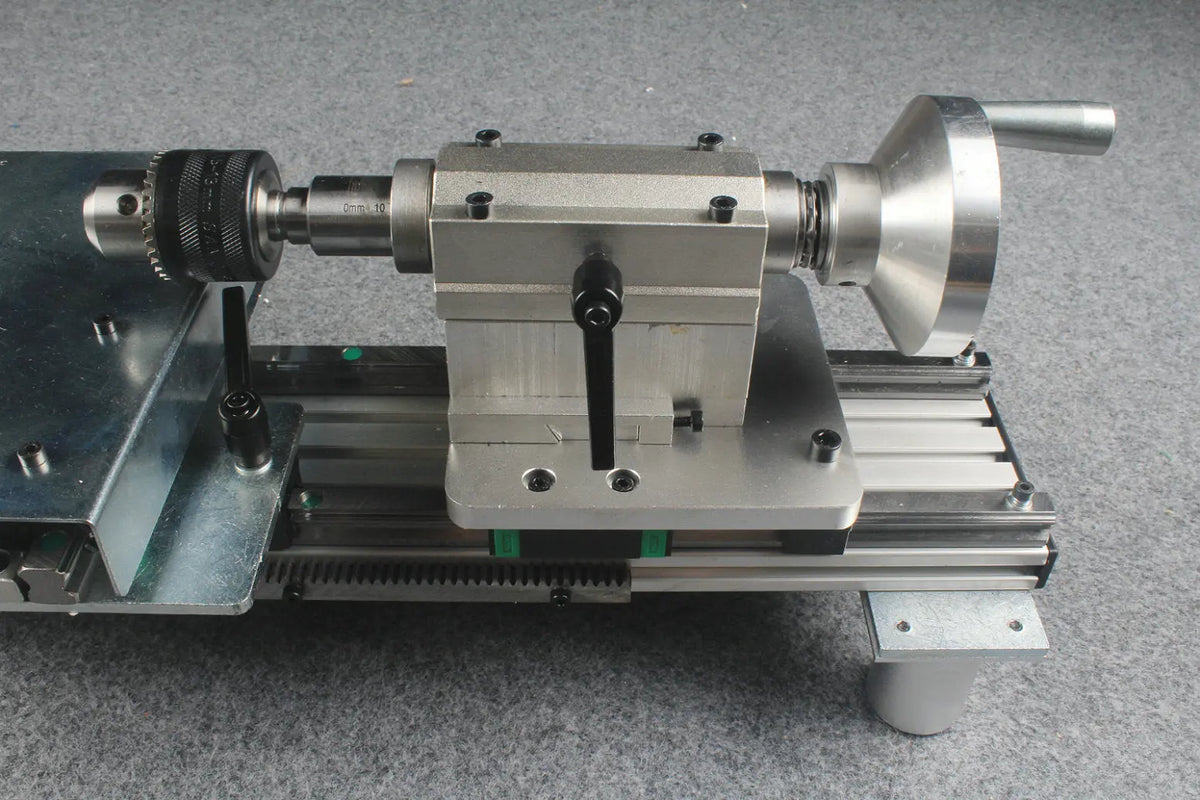 snooker and pool cue tip repair & maintenance lathe double chucks / rails WOODS CUES