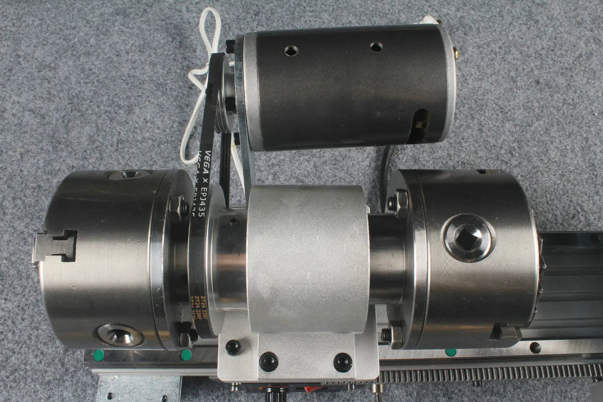 snooker and pool cue tip repair & maintenance lathe double chucks / rails WOODS CUES