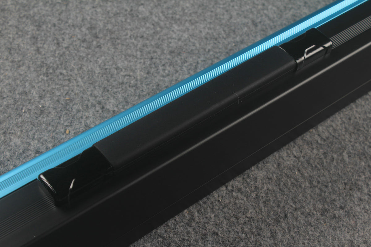 3/4 Premium Aluminium Snooker Cue Case – 2 Slots, Adjustable 120.5/124.8cm Interior