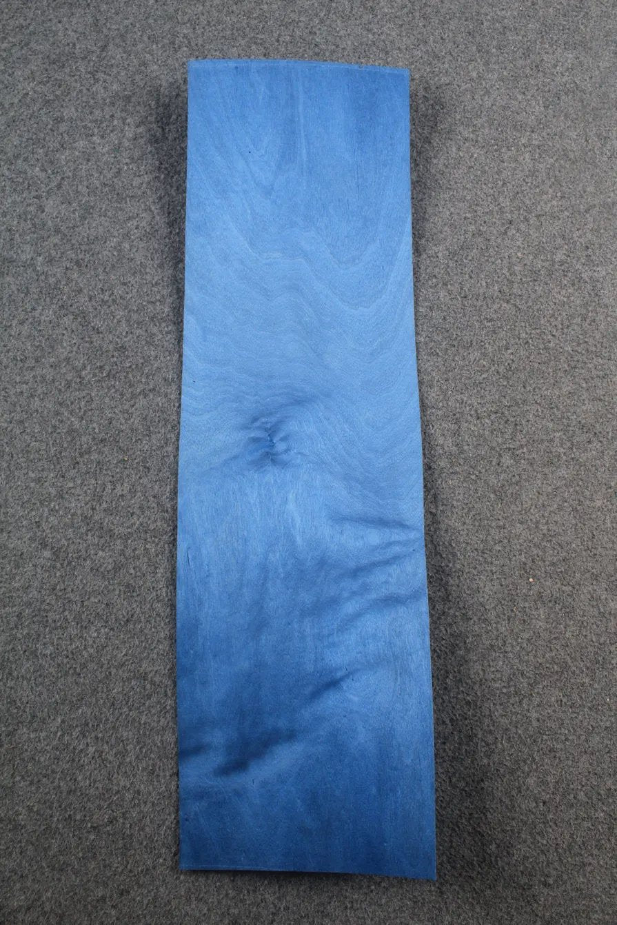 various colored maple veneers for cue making - 1 mm thickness -6 sheets of 38 x20 CM WOODS CUES