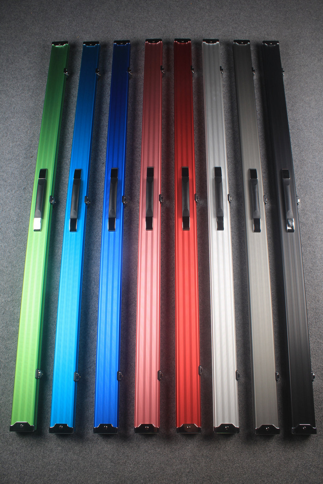 one piece professional aluminium lockable cue case