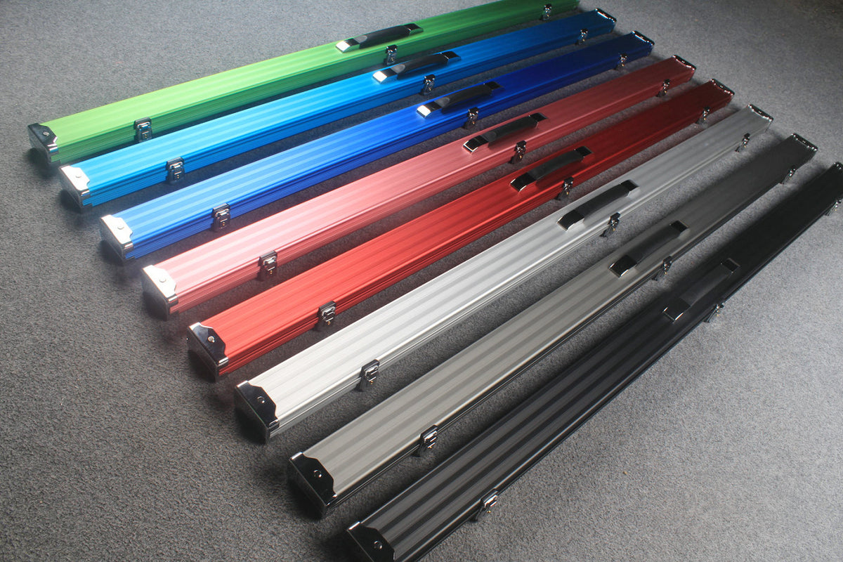 one piece professional aluminium lockable cue case